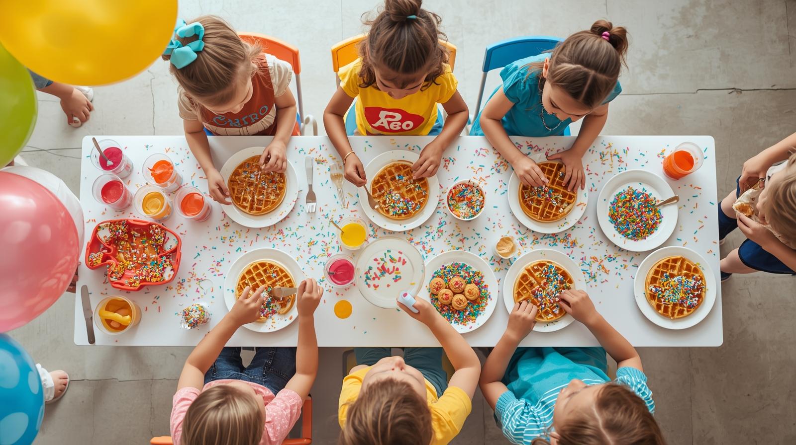 WAFFLE SÜSLEME WORKSHOP ÇOCUKLAR